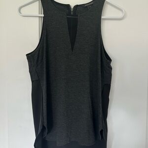 Banana Republic Dark Gray and Black Tank Top